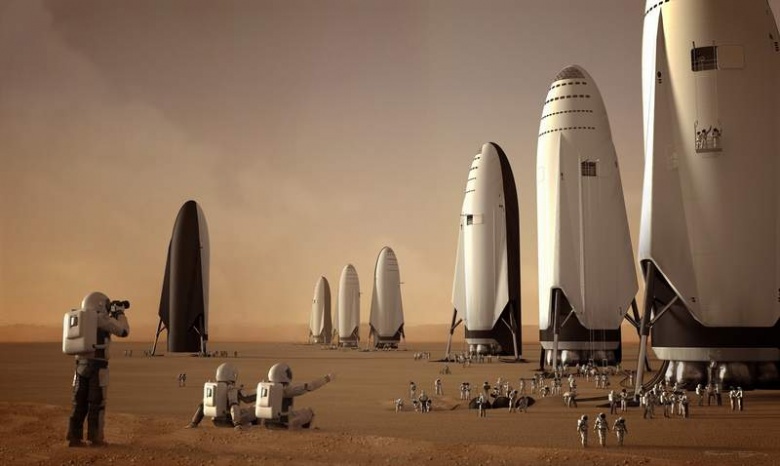 Илон Маск собрался построить город на Марсе
